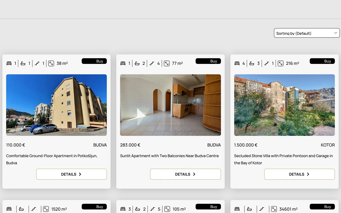 A premium site, social and ads for luxury realty.