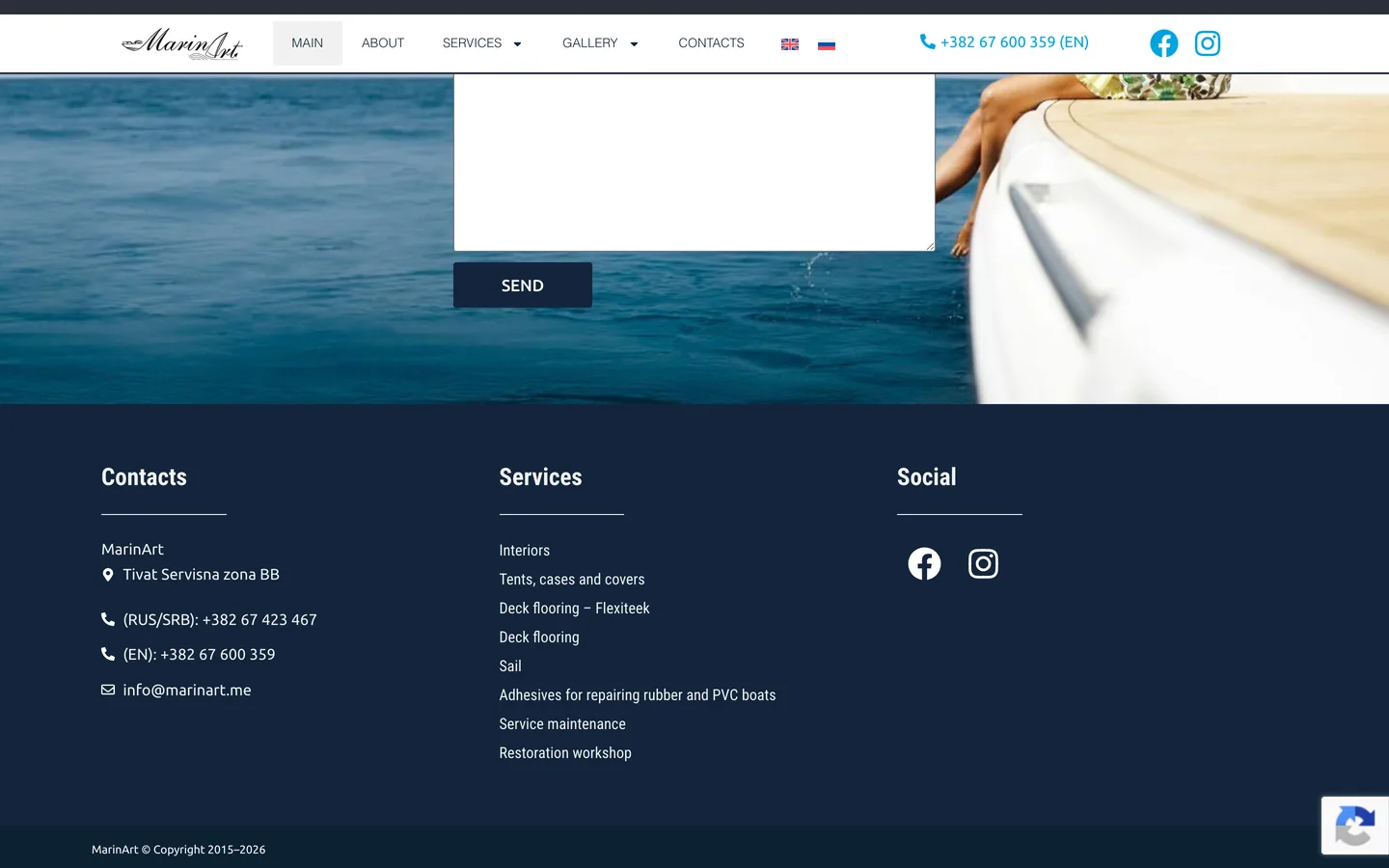 A website and SEO for a design studio.