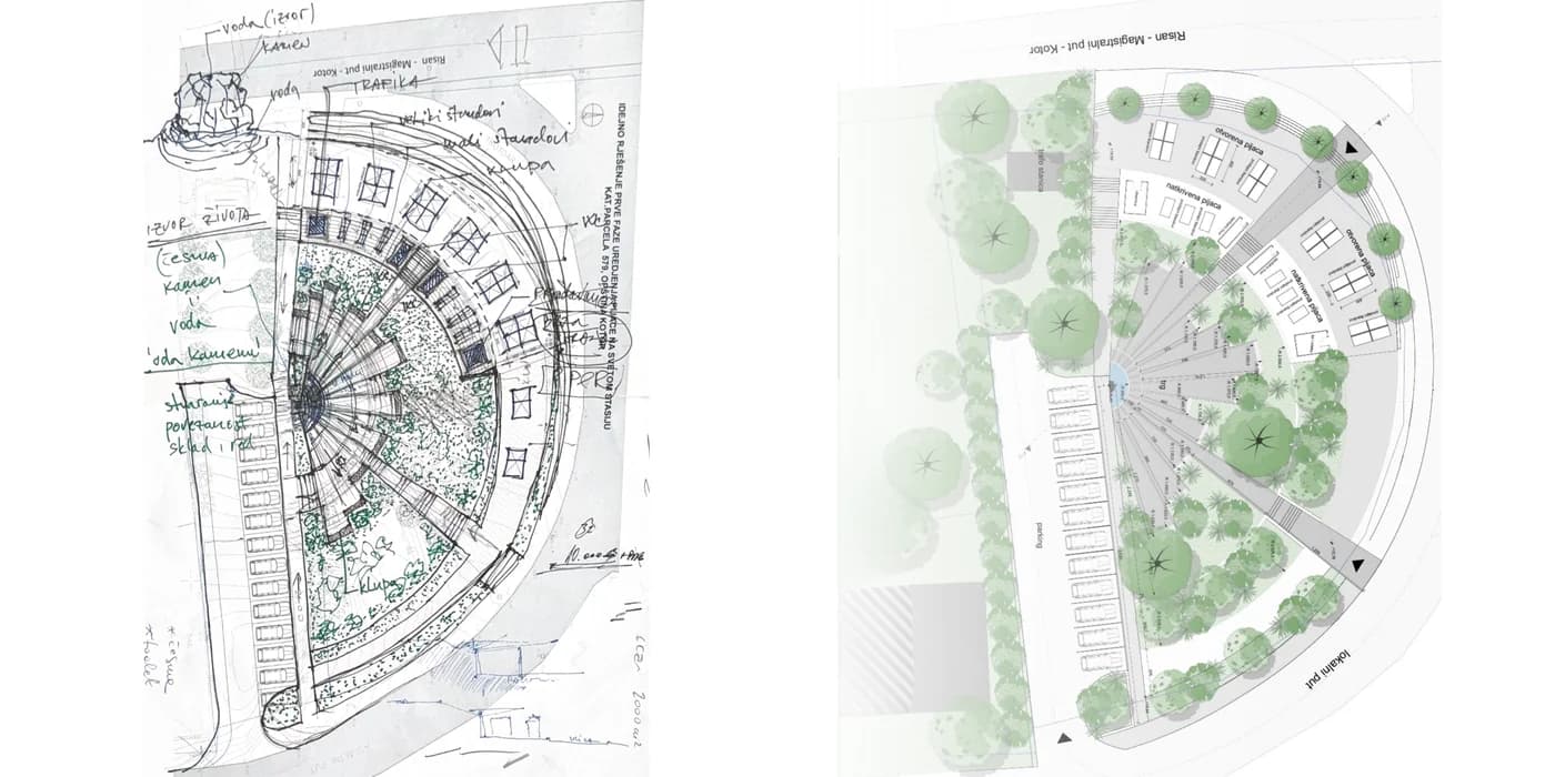Built-project storytelling — St. Stasije Market & Square, Kotor