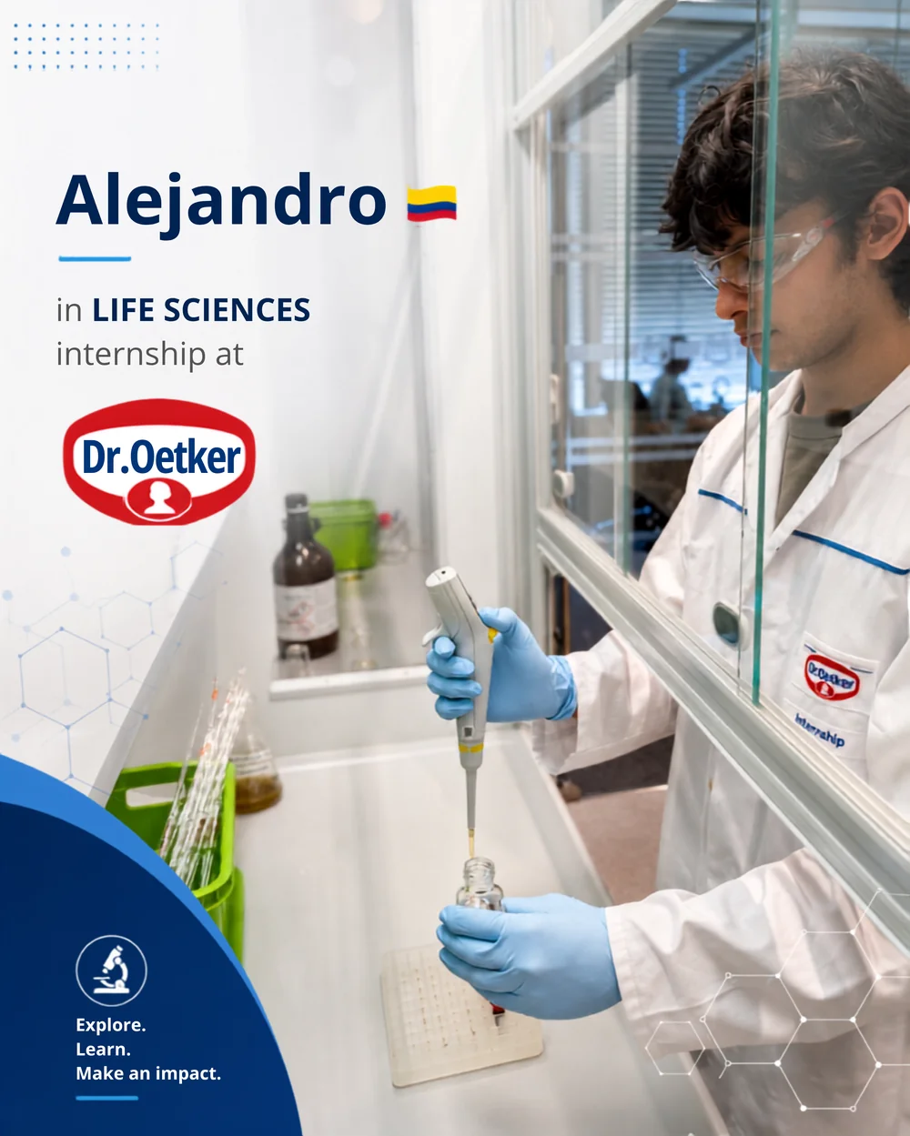 Practical-semester spotlight — a student internship at Dr. Oetker, Life Sciences